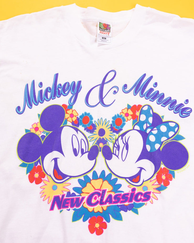 Vintage 90s Disney Mickey & Minnie Mouse New Classics T-shirt