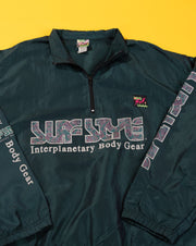 Vintage Surf Style 90s Interplanetary Gear Pullover Jacket