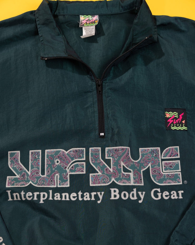 Vintage Surf Style 90s Interplanetary Gear Pullover Jacket
