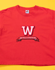 Vintage 90s Wisconsin Badgers Crop Top