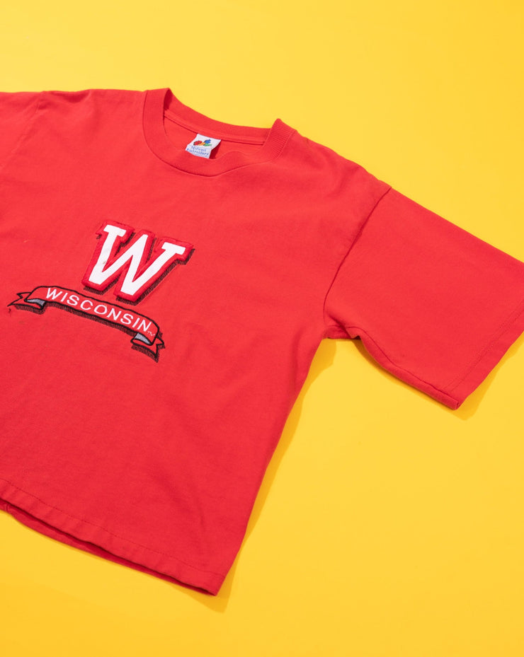 Vintage 90s Wisconsin Badgers Crop Top