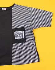 Vintage 80/90s Land 'N Sea Sport Striped Crop Top
