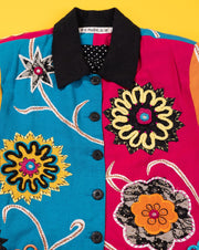 Vintage 80/90s Tunique Embroidered Blazer