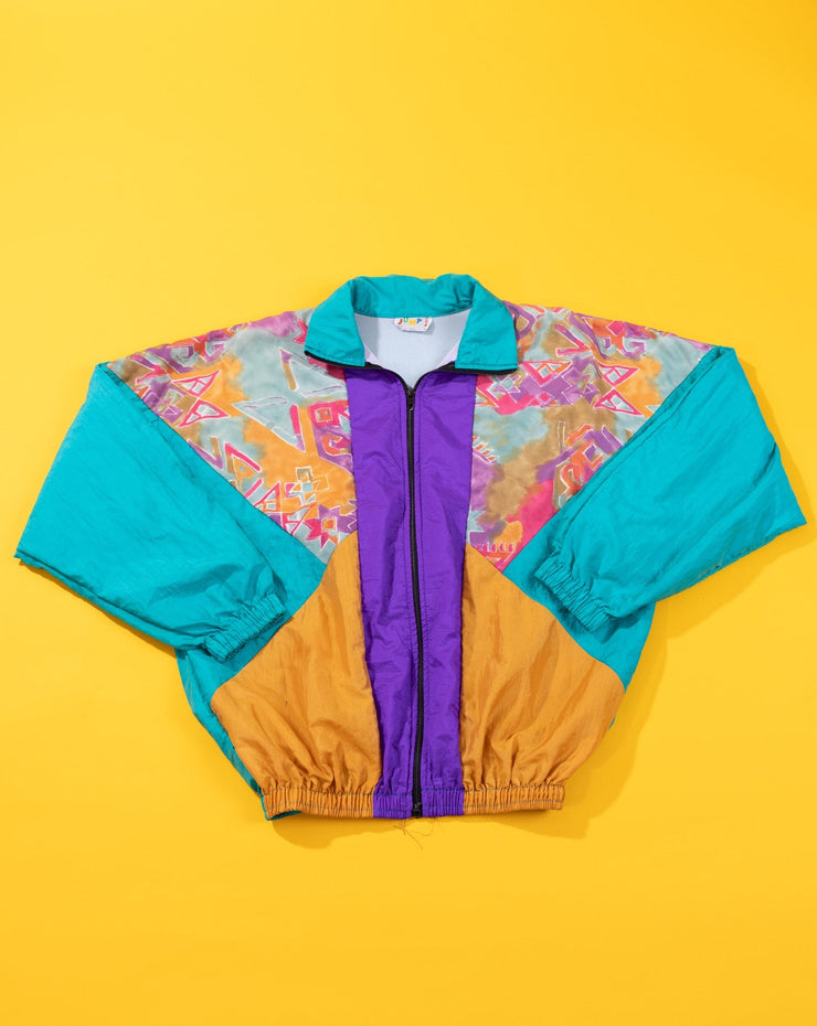 Vintage 80s Jump USA Retro Windbreaker Jacket