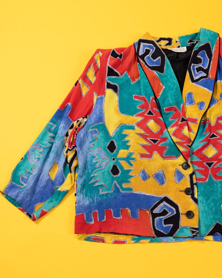 Vintage 80s Studio C Retro Blazer