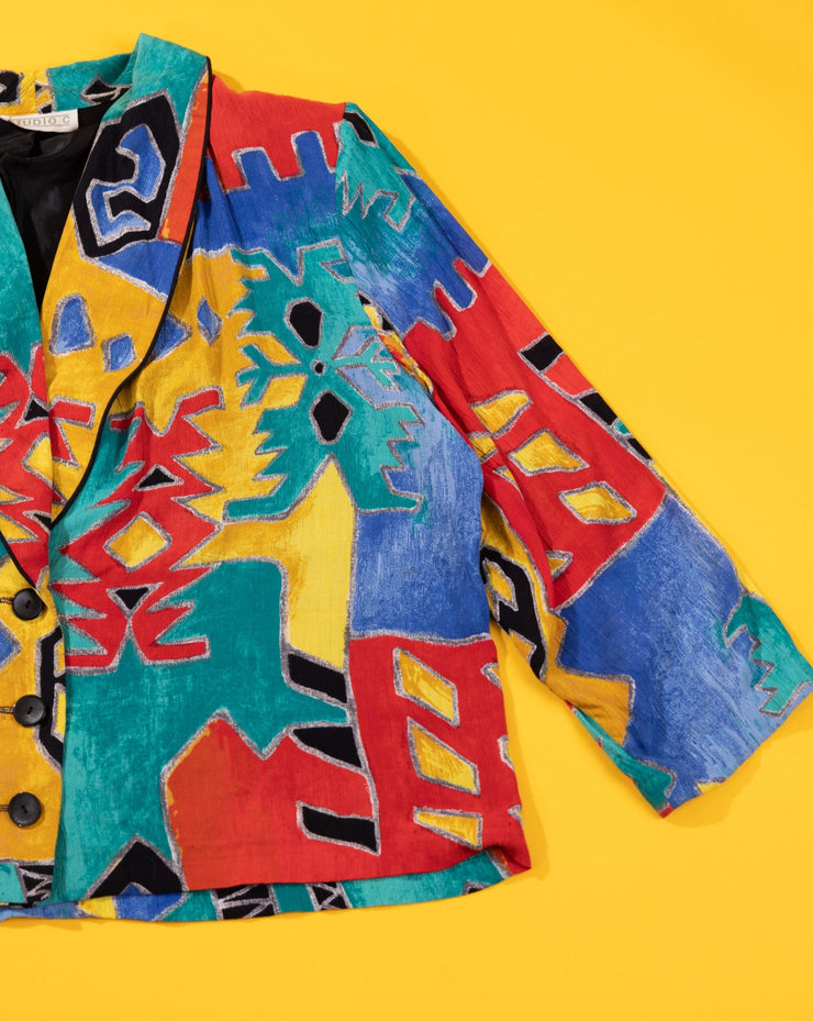 Vintage 80s Studio C Retro Blazer