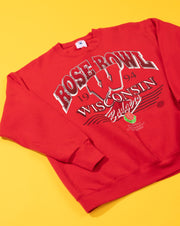 Vintage 1994 Wisconsin Badgers Rose Bowl Crewneck Sweater