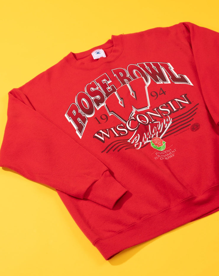 Vintage 1994 Wisconsin Badgers Rose Bowl Crewneck Sweater
