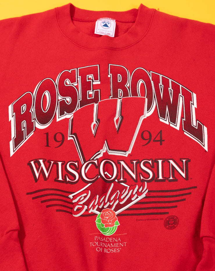 Vintage 1994 Wisconsin Badgers Rose Bowl Crewneck Sweater