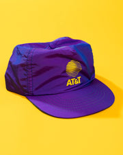Vintage 90s AT&T Purple Iridescent Snapback Hat