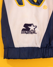 Vintage 90s Michigan Wolverines Starter Windbreaker Jacket