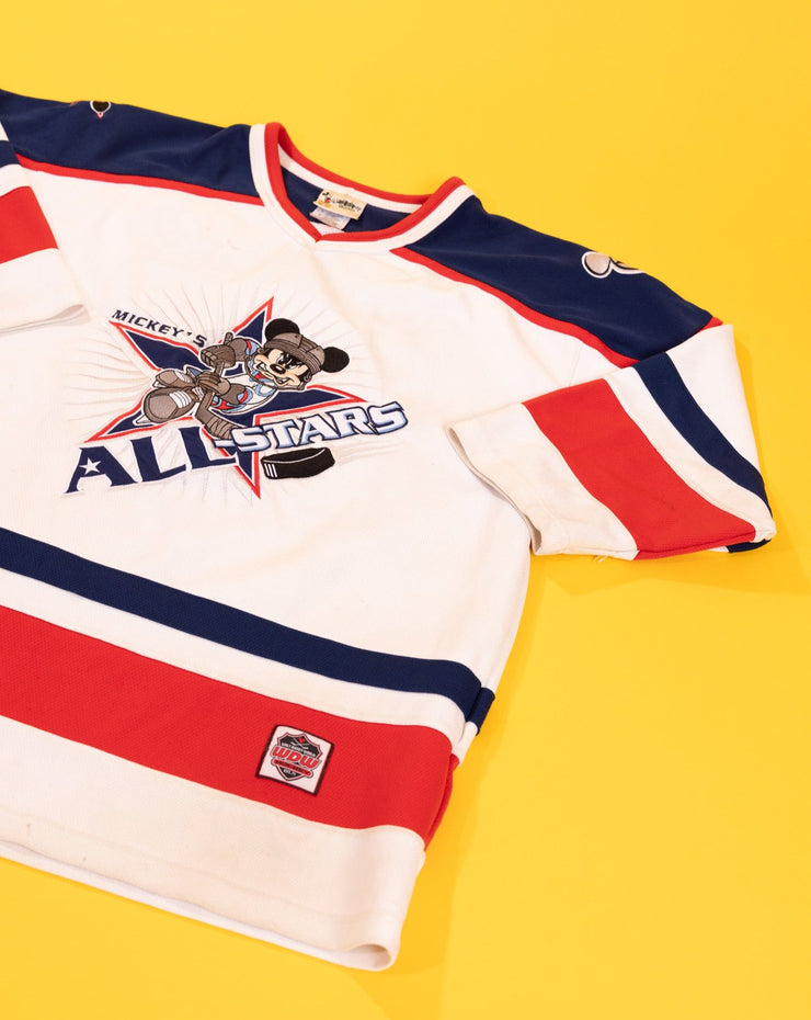 Vintage 90s/early Y2K Disney Mickey All Stars Hockey Jersey