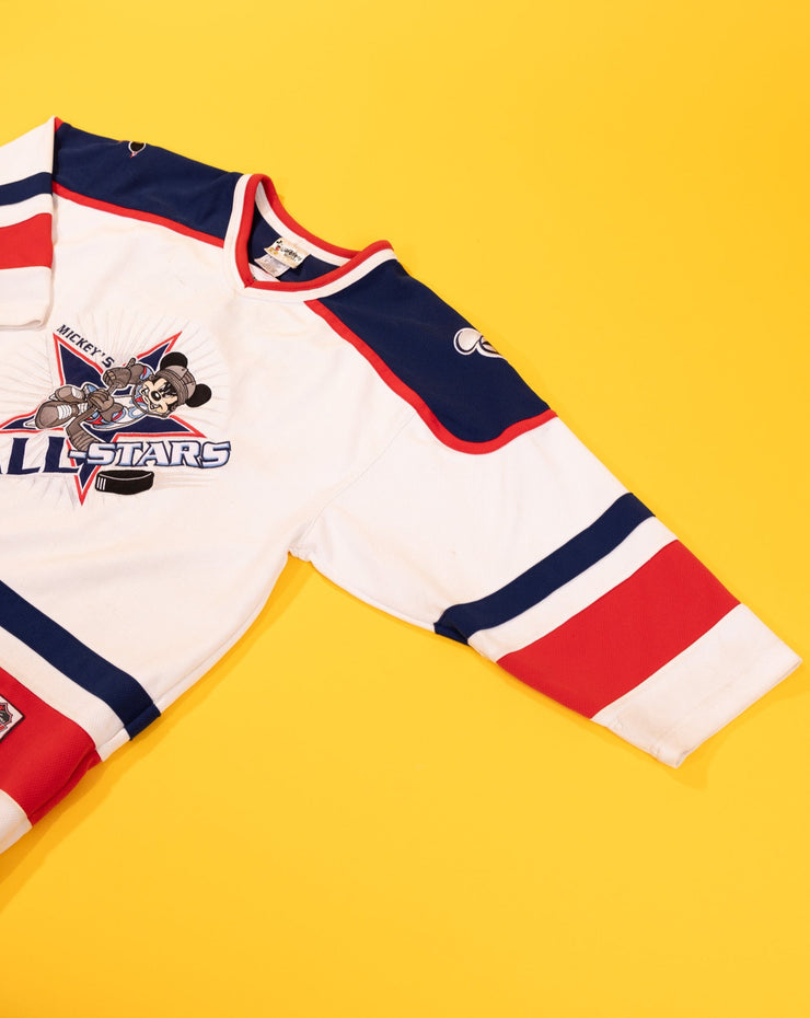 Vintage 90s/early Y2K Disney Mickey All Stars Hockey Jersey