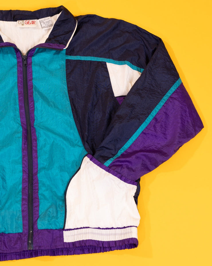 Vintage 80s/90s B.I. Gear Windbreaker Jacket