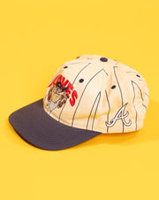 Vintage 1993 Atlanta Braves Looney Tunes Taz Snap back Hat