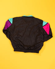 Vintage 80s Lavon Petites Retro Windbreaker Jacket