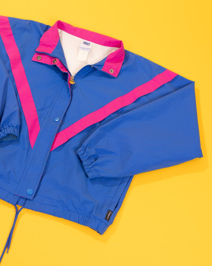 Vintage 80s Asics Retro Windbreaker Jacket