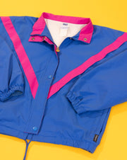 Vintage 80s Asics Retro Windbreaker Jacket