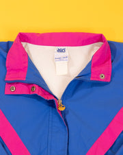 Vintage 80s Asics Retro Windbreaker Jacket