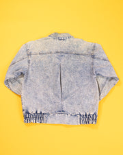 Vintage 80s WeiPeng Acid Wash Denim Jacket