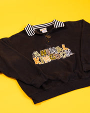 Vintage 90s Disney's Animal Kingdom Quarter Zip Crewneck Sweater