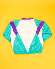 Vintage 80s Casual Isle Retro Windbreaker Jacket