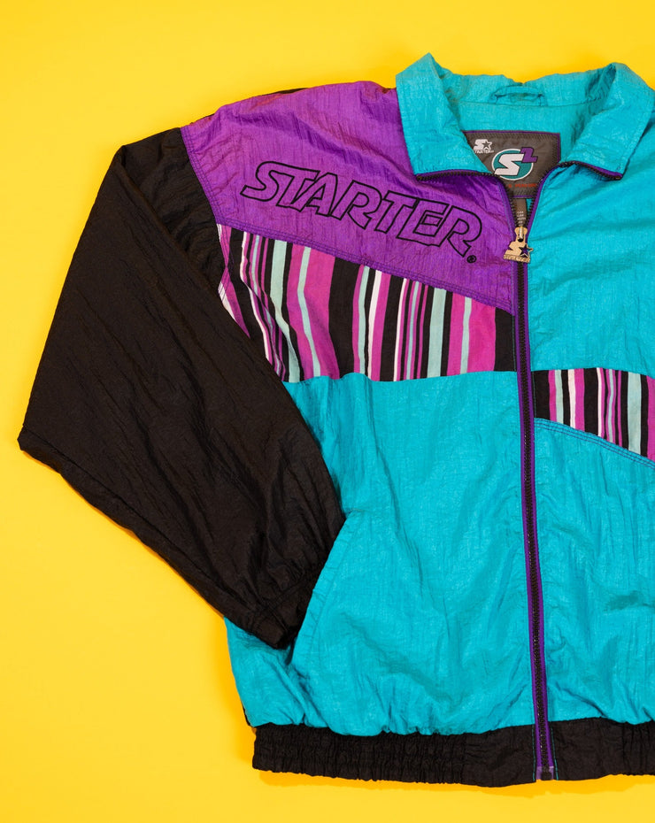 Vintage 90s Starter Power Equals Performance Windbreaker Jacket