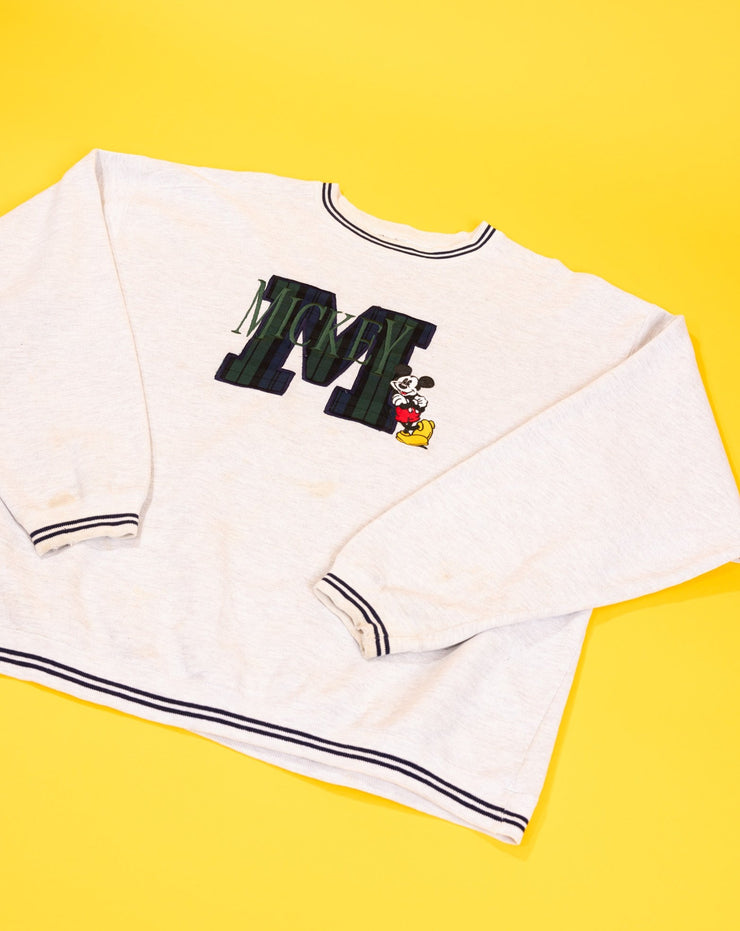 Vintage 90s The Disney Store Mickey "M" Crewneck Sweater