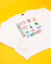 Vintage 90s Experience Europe Crewneck Sweater