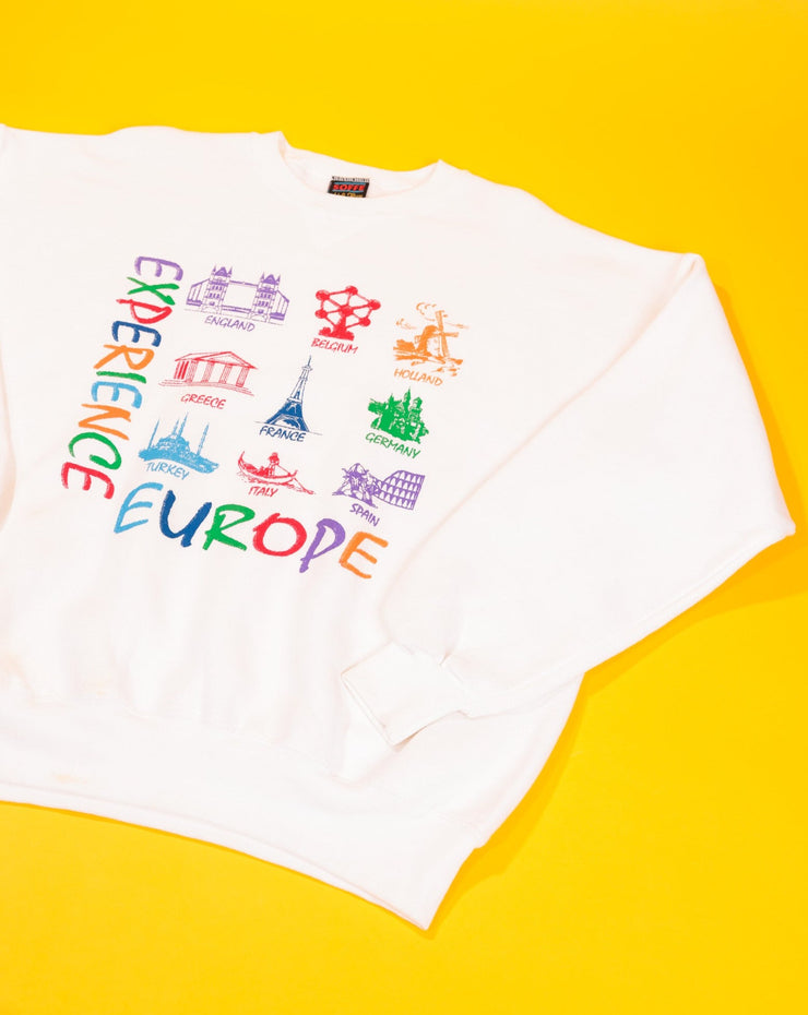 Vintage 90s Experience Europe Crewneck Sweater