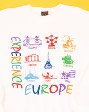 Vintage 90s Experience Europe Crewneck Sweater