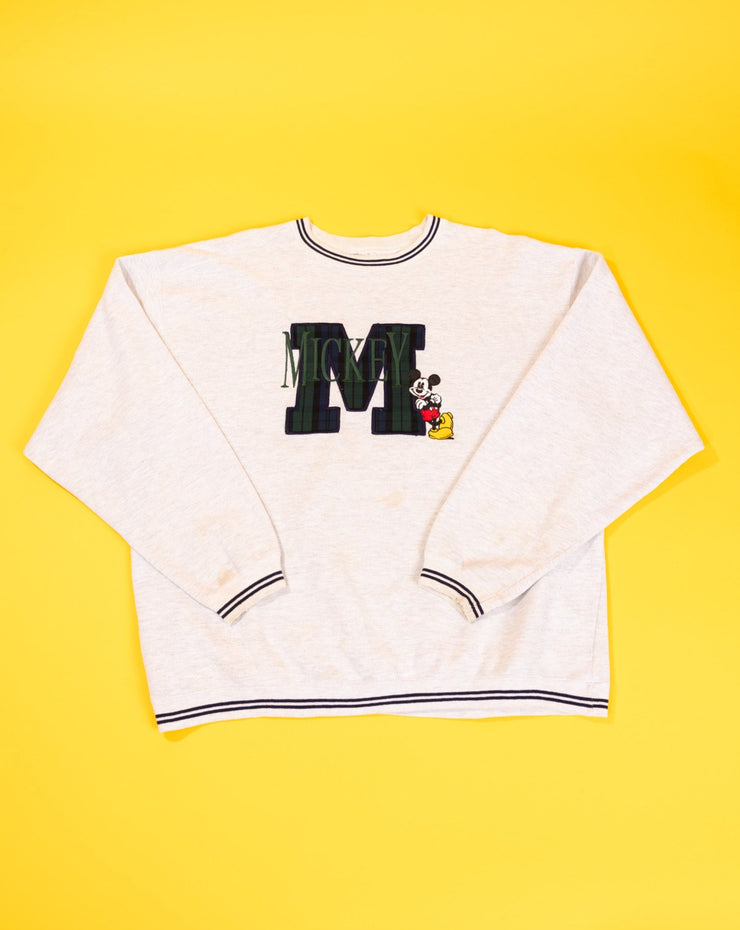 Vintage 90s The Disney Store Mickey "M" Crewneck Sweater