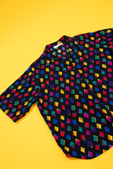 Vintage 80s Diamond Hill Button Up