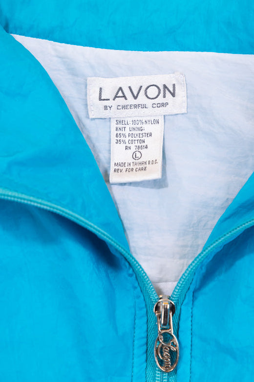 Vintage 80s Lavon Quarter Zip Windbreaker