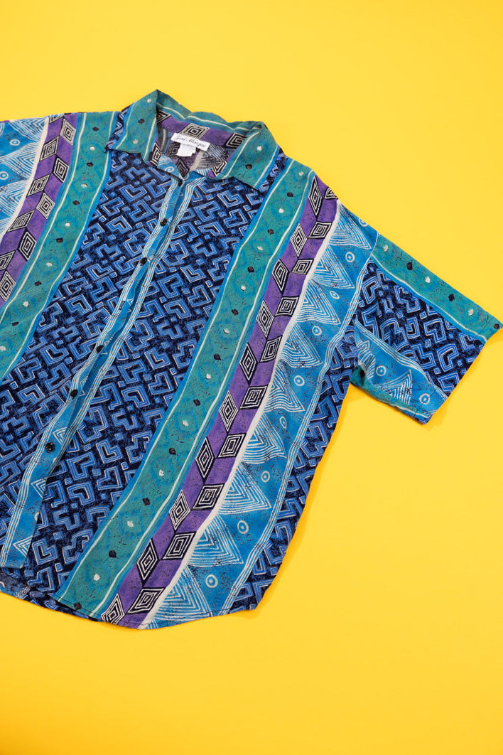 Vintage 80s Jeri Marque Button Up