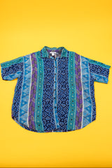 Vintage 80s Jeri Marque Button Up