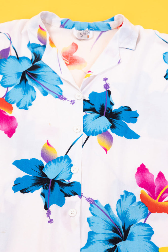 Vintage 90s California Krush Cropped Button Up