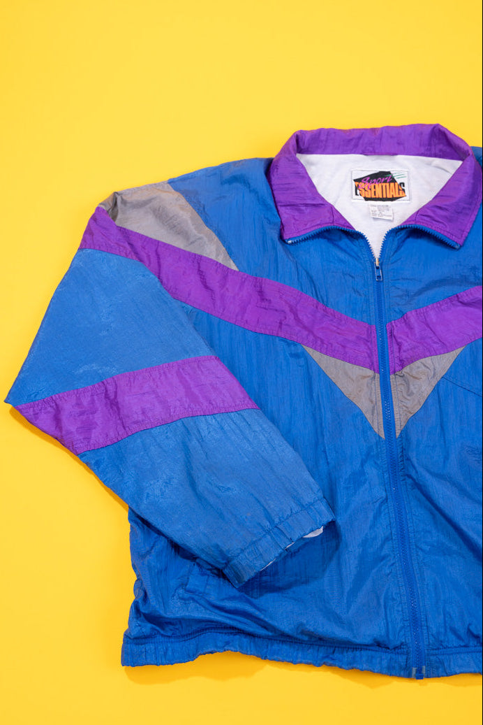 Vintage 90s Sport Essentials Windbreaker
