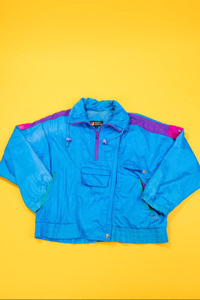 Vintage 80s Andy Johns Windbreaker