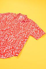 Vintage 80s Miss B Retro Button Up