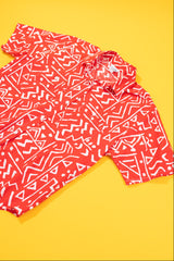 Vintage 80s Miss B Retro Button Up