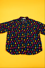 Vintage 80s Diamond Hill Button Up