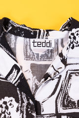 Vintage 80s Teddi Retro Button Up