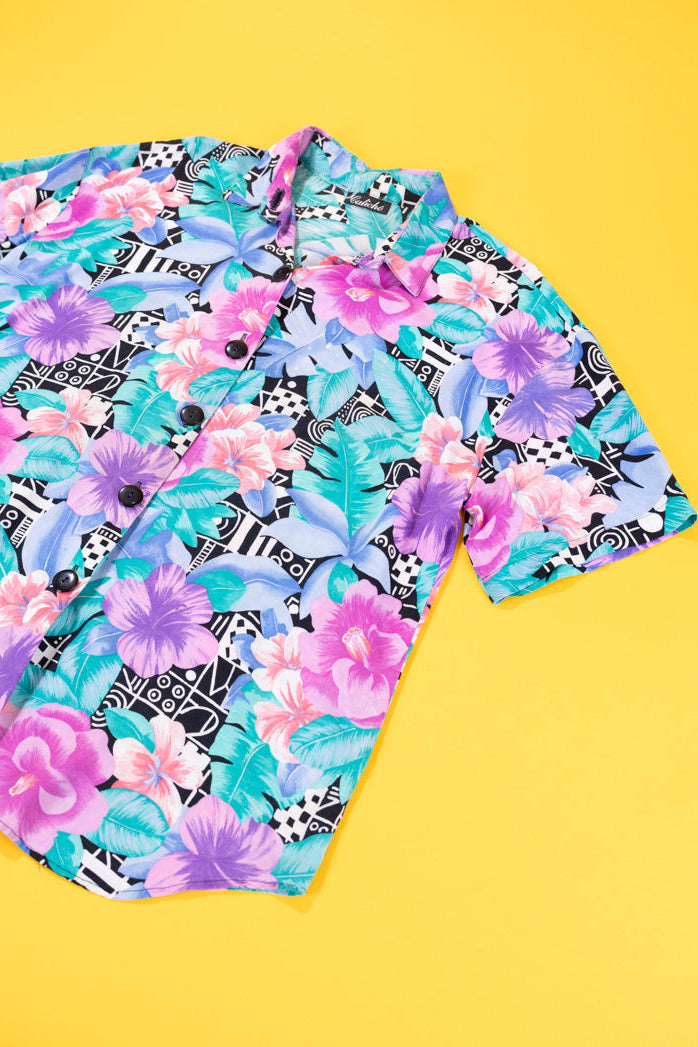 Vintage 80s Caliche Button Up