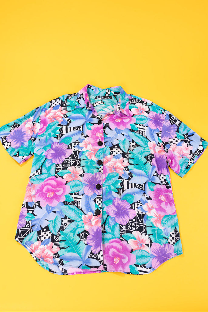 Vintage 80s Caliche Button Up