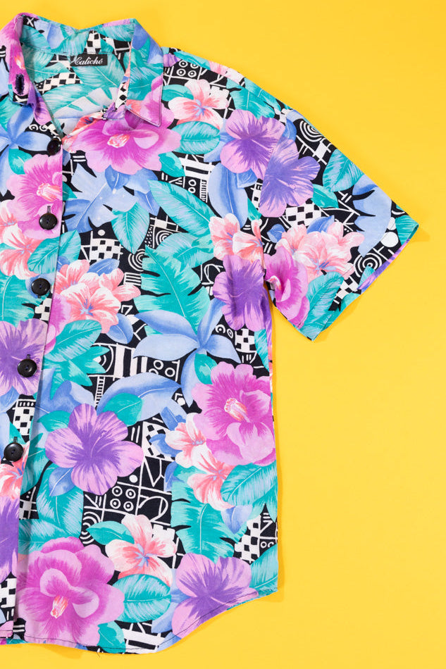 Vintage 80s Caliche Button Up