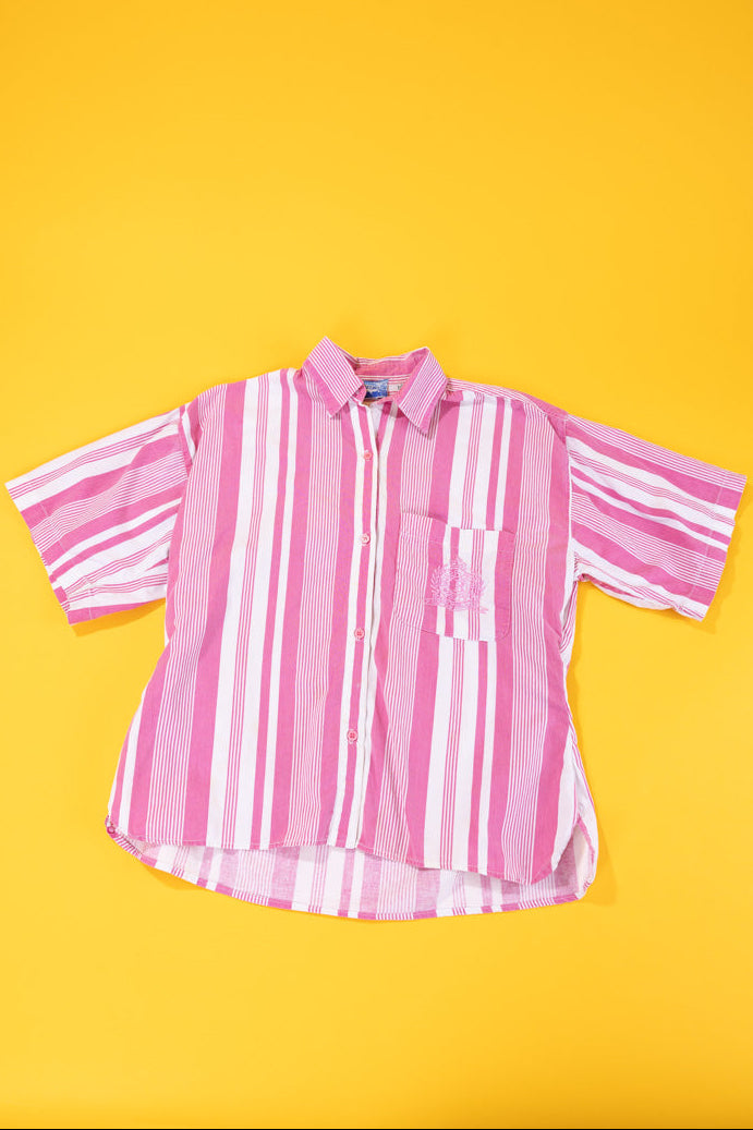 Vintage 90s Belma Striped Button Up