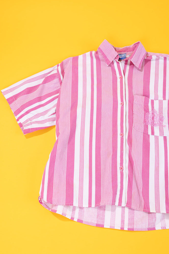 Vintage 90s Belma Striped Button Up