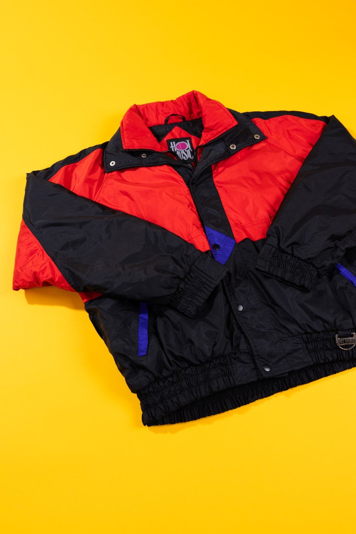 Vintage 80s Hot Music Retro Ski Jacket