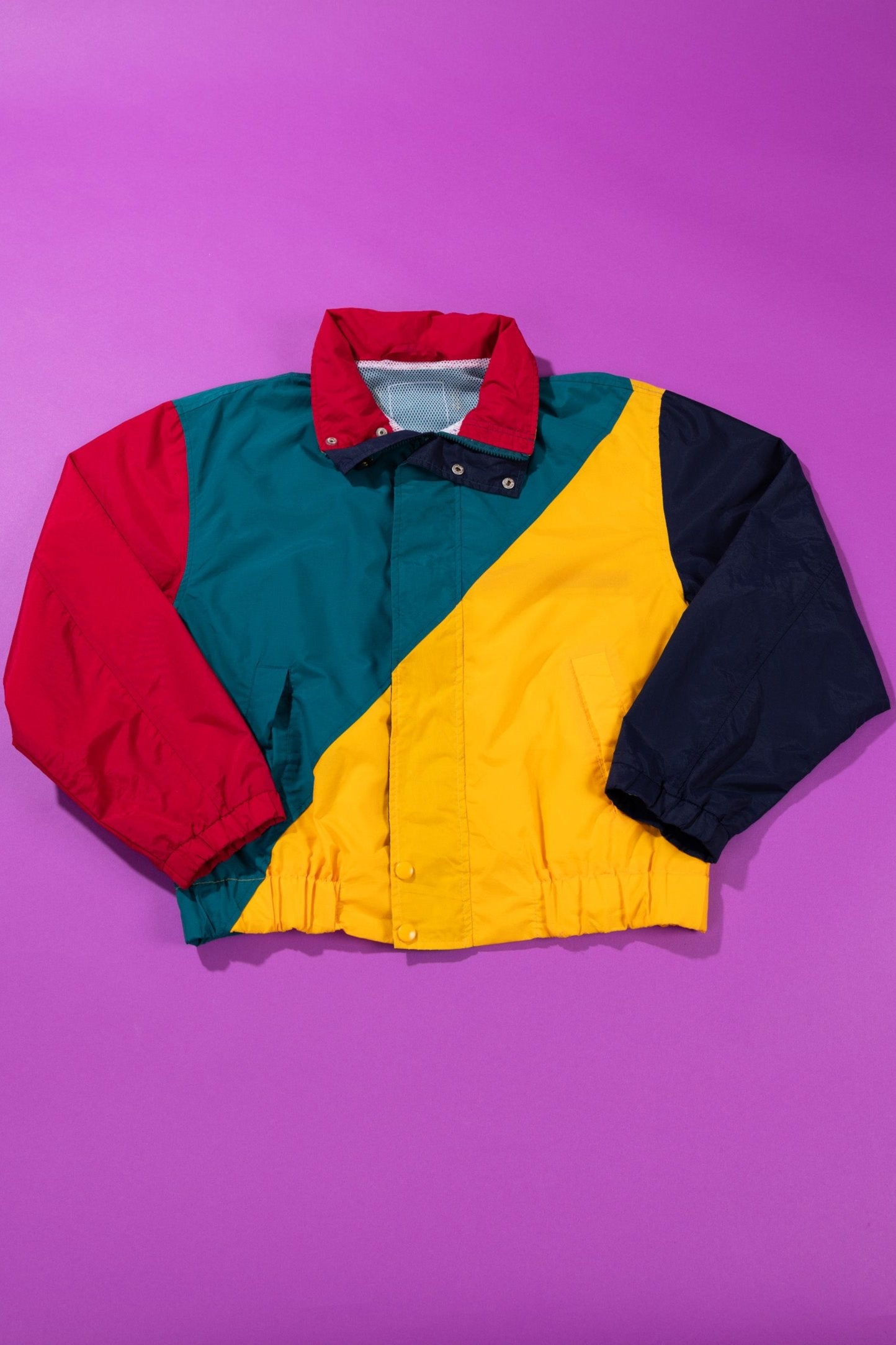 ★韓国の人気★【FCMM】★COLOR BLOCK RETRO WINDBREAKE.R★ ☆韓国の人気☆【FCMM】☆COLOR BLOCK RETRO WINDBREAKE.R☆
